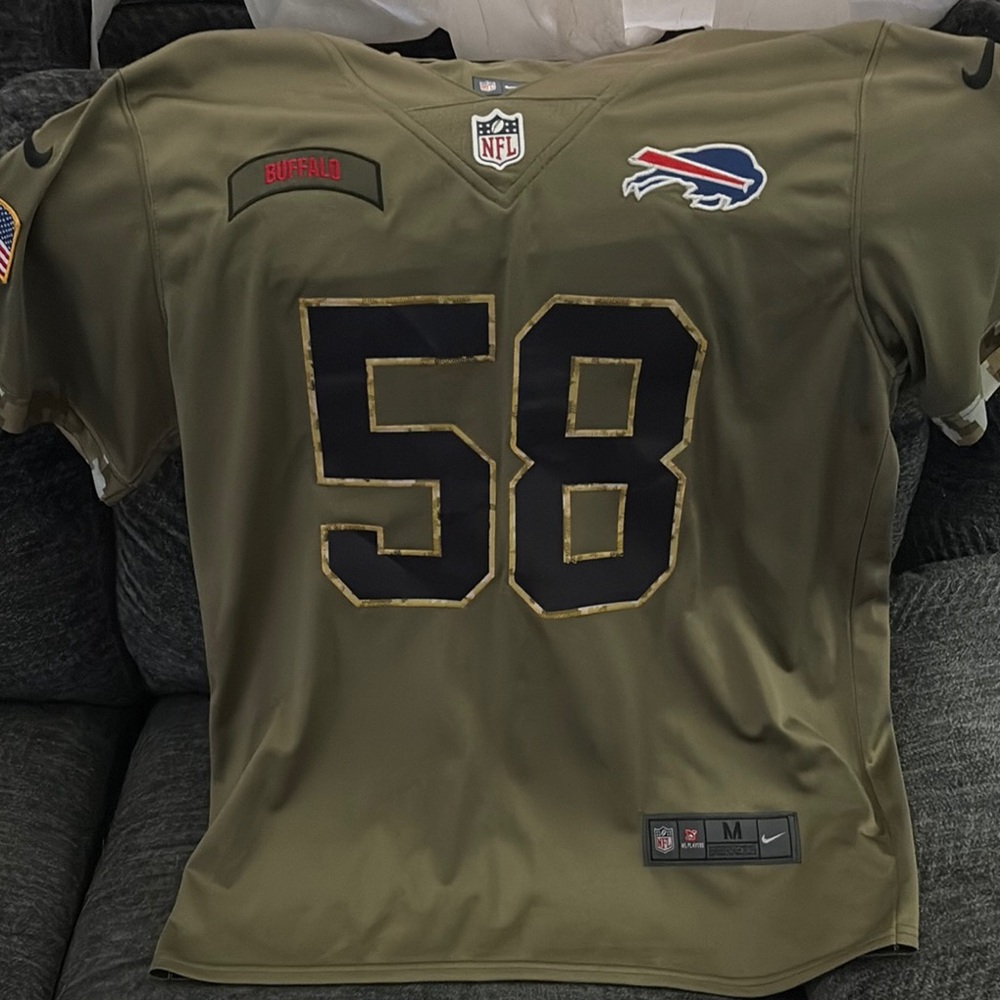 Nike Olive and Black Buffalo NFL Jersey